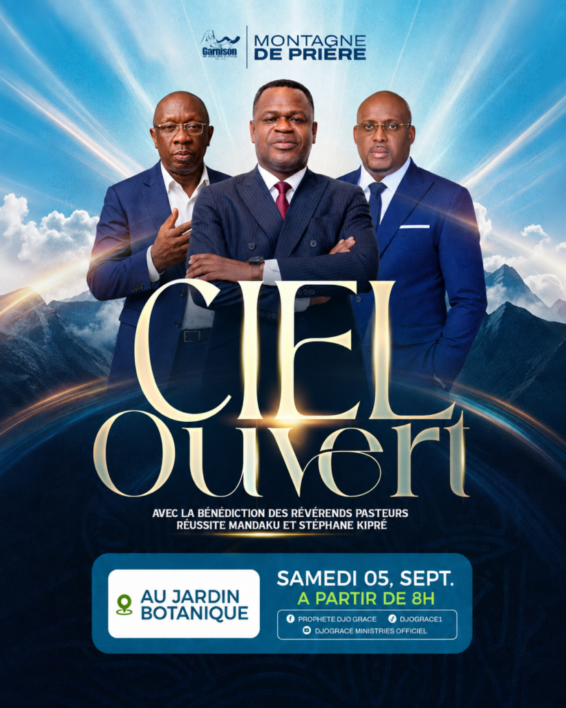 Affiche « Ciel Ouvert », Montagne de Prière du 5 septembre 2026 au Jardin Botanique